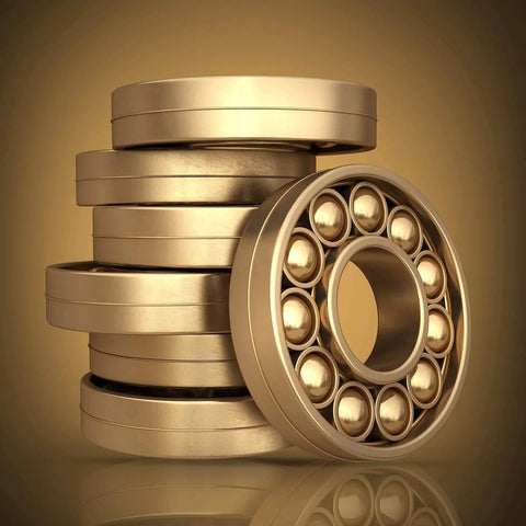 Stack of 100-Pac Bearing Balls with 6mm Precision H65 Brass Bearing Balls for Industrial Machinery and DIY Use