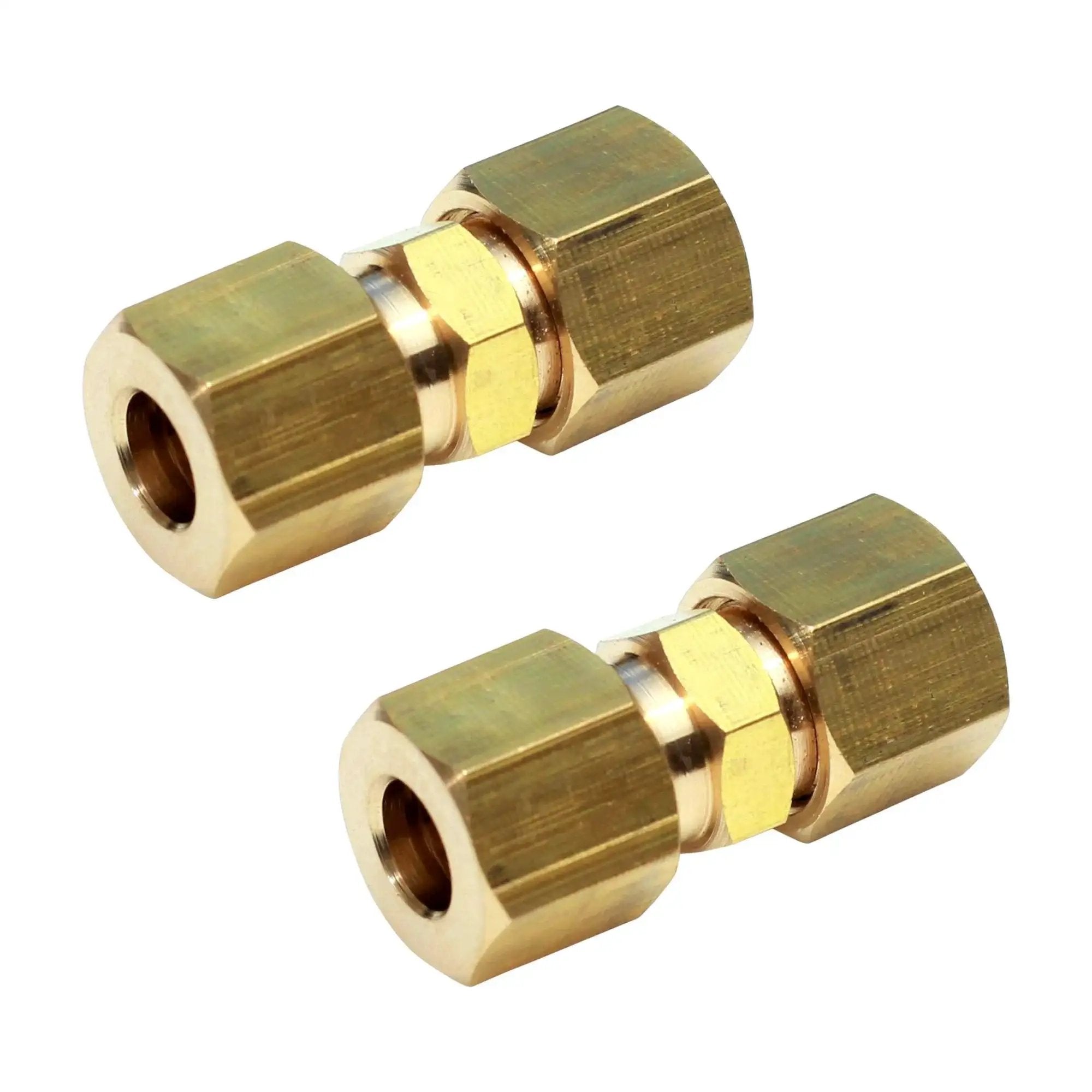 brass compression fittings for ice makers - Pack of Tw...
