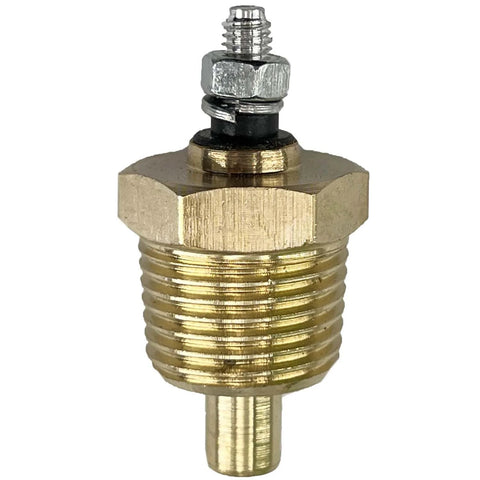 Brass engine coolant temperature sensor ECT310 with hex nut and threaded end for Tempo/Lynx/Mustang/Ranger