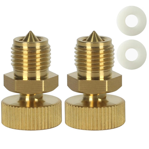 HMKUGO PCP airsoft high-pressure pump safety bleeder valve, M10x1 brass adapters, 2 pcs with white washers