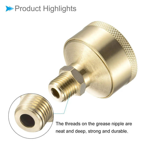 Brass Oil Cup Cap with M14x1.5 thread, 25ml capacity, durable design for lathe machines and power tools, close-up view