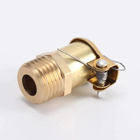 Spring Brass L Shape Oil Cup Cap, M12x1.25 Thread for Lathe, Copper Oil Container, Durable, Rust Resistant, BE TOOL Oiler Accessories