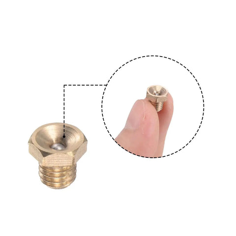 Push Button Oil Cup For Lubrication System M6x1 Thread Brass Cap And Durable Build With 8mm Diameter And 9mm Total Height Close-up
