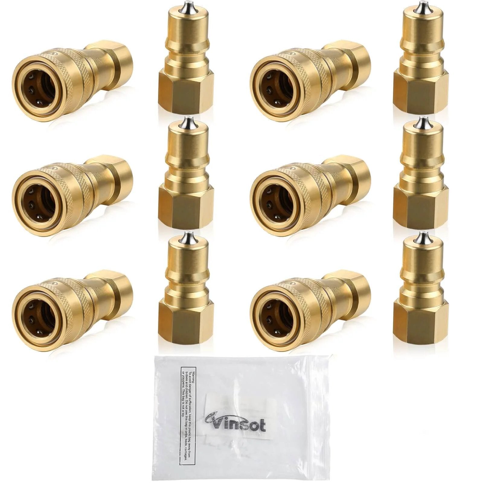 Val Quick Connect Adapter Six Pack One Quarter Inch Quick Disconnect Coupler Val...