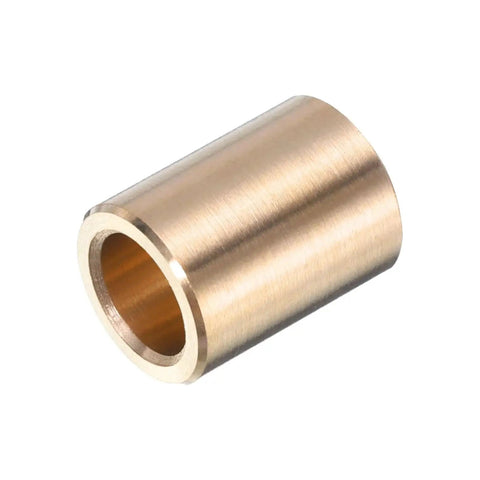 Two Pack Self Lubricating Brass Sleeve Bearings With One Quarter Inch Bore Three Eighth Inch OD And One Half Inch Length Designed