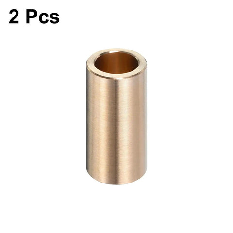 Brass Sleeve Bearings 10mm Bore 14mm OD 30mm Length Self Lubricating Bushing 2 Pack Cast Brass Plain Bearing