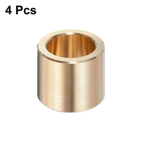 4 pcs Self Lubricating Brass Sleeve Bearings Set Of Four With Five Eighths Inch Bore Seven Eighths Inch Outer Diameter And Three Quarters Inch Length