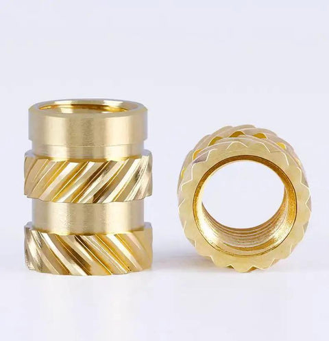 Brass Threaded Inserts Kit For 3D Printing M2 To M5 With 380 Pieces Knurled Heat Set Inserts For Plastic Parts And Electronics Assembly.