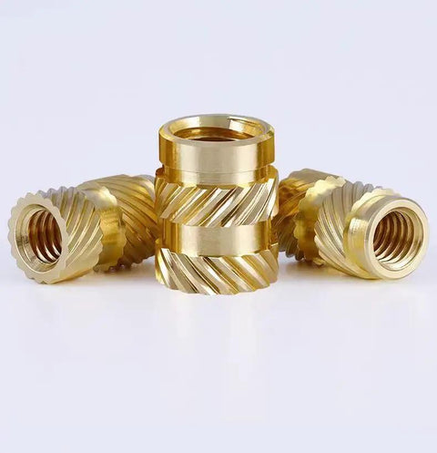 Brass Threaded Inserts Kit For 3D Printing M2 To M5 With 380 Pieces Knurled Heat Set Inserts For Plastic Parts And Electronics Assembly