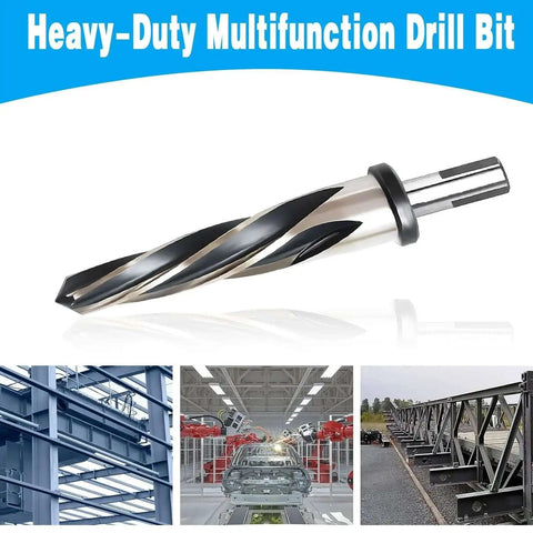 5/8 Inch Bridge Construction Reamer Drill Bit For Steel Wood And Plastic With M2 HSS 5 Spiral Flutes And 1/2 Inch Non Slip Shank Taper Chucking Reamer To Align Or Enlarge Holes Up To 16mm