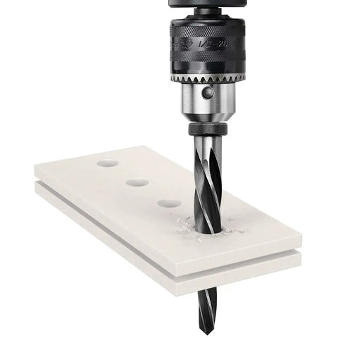 Five Eighths Inch Reamer Bit For Steel And Wood HSS Tapered Bridge Reamer Drill Bit With Half Inch Shank in white material