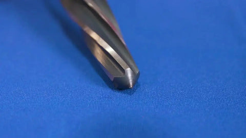 Close-up of Bridge Reamer Five Eighths Inch With One Half Inch Shank For Quick Hole Alignment In Tight Spots Black And Gold Finish KFD Series