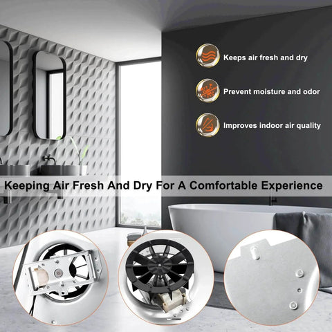 Bathroom displaying 688 663 Fan, S97012029 Motor Assembly for Broan Bathroom Exhaust Fan 663-C/688-C features and benefits.