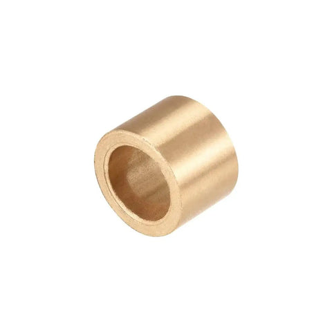Self-Lubricating Sintered Bronze Bearing Sleeve Set 14mm Bore x 20mm Outer Diameter x 15mm Length, single piece.