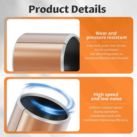 10 Pack Sleeve Bearings 10mm Bore 12mm Outer Diameter 15mm Length Self Lubricating Bronze Bushings product details and benefits