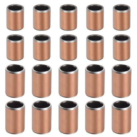 20 Piece Value Pack Oilless Self Lubricating Bronze Sleeve Bearings With 8mm Bore 10mm Outer Diameter And 15mm Length High Load Capacity