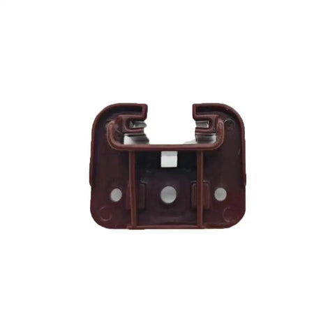 Front view of brown bottom-mount drawer slide guide from 10 Sets Drawer Slide Track Guide Glides Replacement Parts For Dressers And Nightstands Bottom Mount Brown Compatible With Kenlin And Rite Trak 1 Drawer Systems Durable And Easy To Install.