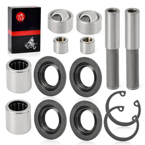 2 Set Front Upper A-Arm Bearing Seal Ball Joint Sleeve Kit For Brute Force KVF750 KVF650 4x4i 2005-2013 with bearings and seals