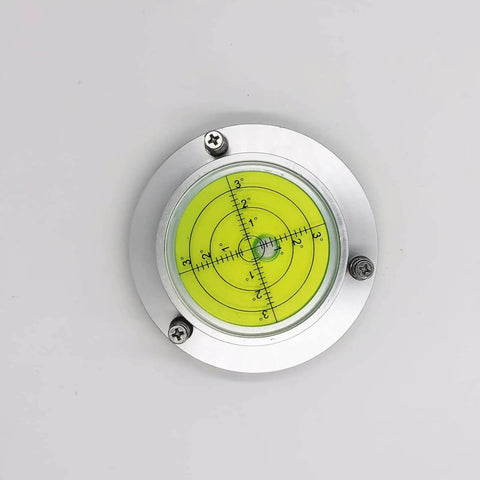 High precision 100mm bubble level gauge for fast, accurate leveling of trailers, RVs, machinery, furniture, cameras and 3D printers.