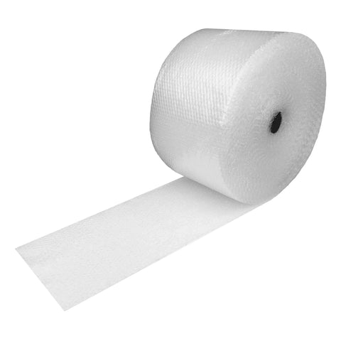 Bubble Cushioning Wrap For Fragile Items Perforated 12 Inch Roll 175 Ft Clear With Small Three Sixteenth Inch Bubbles
