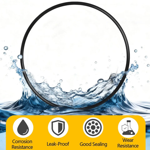 Five Pack Replacement 151122 O Rings For Big Blue Water Filter Housings Buna N Gaskets in water highlighting features