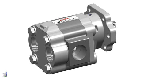 Buzile Gear Pump Motor BGM51A846BTYR22-25 Replacement P51A646BTYR22-25 PL25-2BPBB heavy-duty pump with visible gear and ports