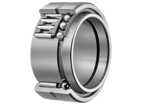 NATB5909 Three-Point Contact Ball Bearing Assembly, Single Unit, 45 x 68 x 30 mm, high axial radial load, side view