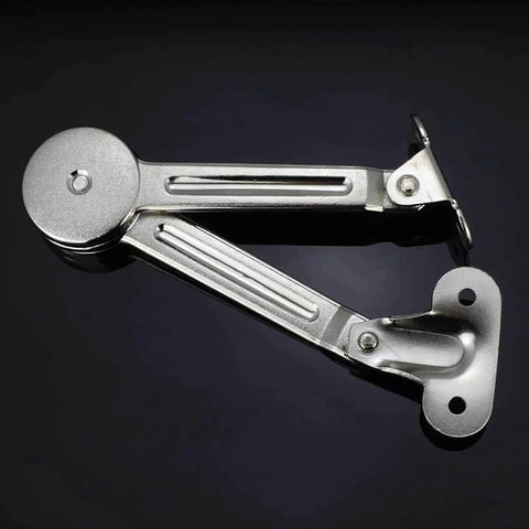 2 Packs [Upgraded] Qrity Cabinet Cupborad Furniture Door Lift Stay Support Hinge Damper showcased alone on a black background