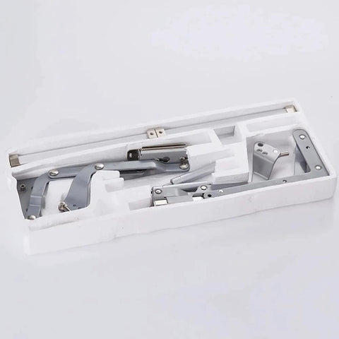Cabinet Door Hinges, Lift Up Mechanism Support Vertical Swing Lifting Stay Strut Hydraullic Cylinder in packaging