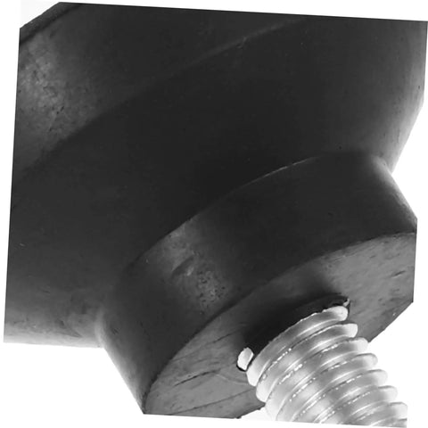 Close-up of rubber pad and screw from Heavy Duty Cabinet Leveling Feet Set Of Four With Screw Adjustment Rubber Pads For Furniture Stabilization