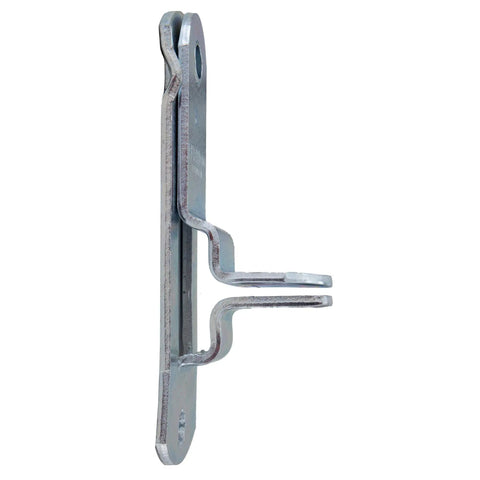 Side view of Cam Action Hasp Lock Mechanism For Enclosed Trailer Doors Latch Replacement Secure Locking System