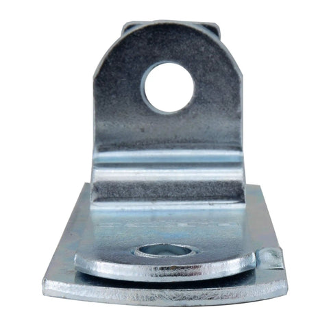 Front view of Cam Action Hasp Lock Mechanism For Enclosed Trailer Doors Latch Replacement Secure Locking System Made In USA