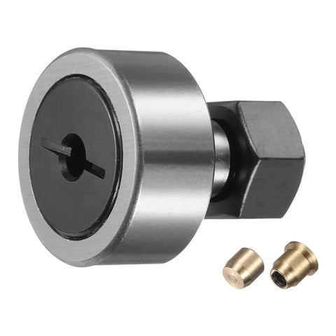 Cam Follower Track Runner Bearing with 32mm Roller Diameter and M12 Stud Slotted Head Flat Type for Machine Tool Guide Rails