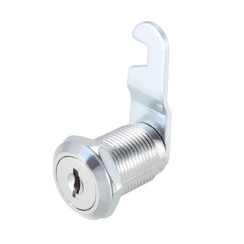 Cam Lock 1 Inch Cylinder Length for Cabinets No 1 Cam Fits Panels Up To Five Eighths Inch Thick Keyed Differently Zinc Alloy Chromium Plated
