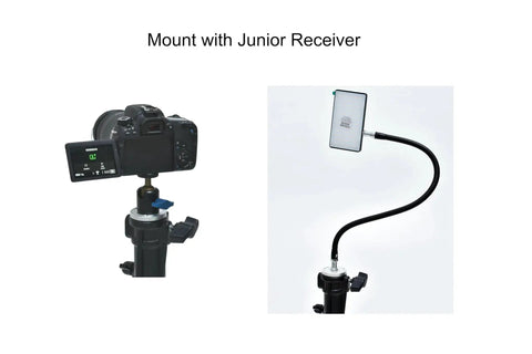 5/8 Inch Baby Ball Head Adapter To 3/8 Inch Thread For C Stand And Light Stand Mounts used with camera and tablet