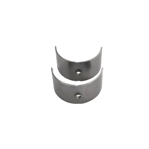 Close-up of a two-piece set from the Six Piece Eccentric Shaft Camshaft Needle Bearing Set For BMW No Fuss Direct Replacement 11377615379 Compatible
