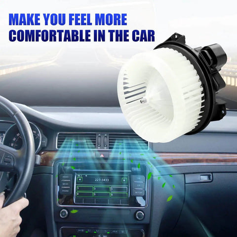 AC Heater Blower Motor Fan Assembly For Toyota Camry Tundra 4Runner Avalon Highlander shown in vehicle interior