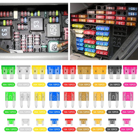 Mega 306 Piece Car Fuse Kit With Mixed Vehicle Blade Fuses For Cars And Trucks Includes Standard Mini And Low Profile Mini Fuses
