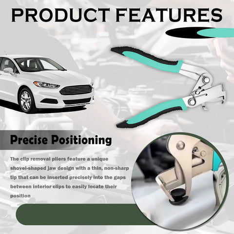 No Fuss Car Clip Remover Pliers With Anti Slip Grip For Door Panels Dashboards And Interior Trim Pro Grade Auto Clip Tool Set