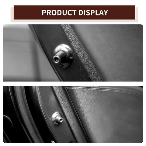 10 Pack Car Door Shock Absorber Cushions, Rubber Door Damper Pads installed on car door for quiet close and noise reduction