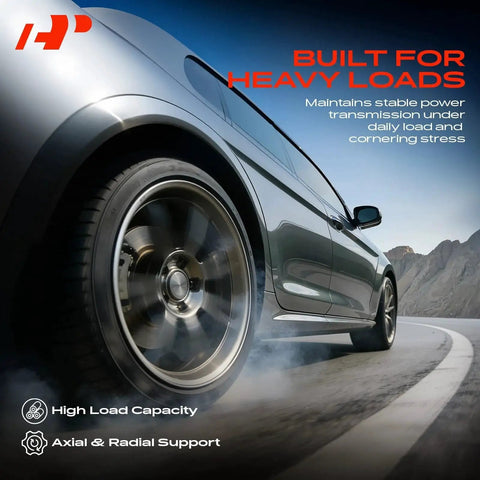 Car showcasing Rear Wheel Bearing And Hub Assembly Set Two 5 Lug Fits Subaru for smooth rotation and high load capacity.