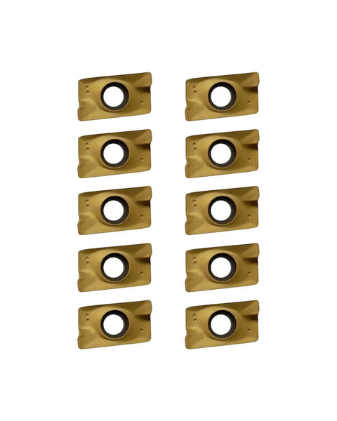 Carbide Milling Inserts With PVD Coating For Tough Steel Work, CVD Coated Milling Inserts For BAP400R Tool Holders, 20 pieces