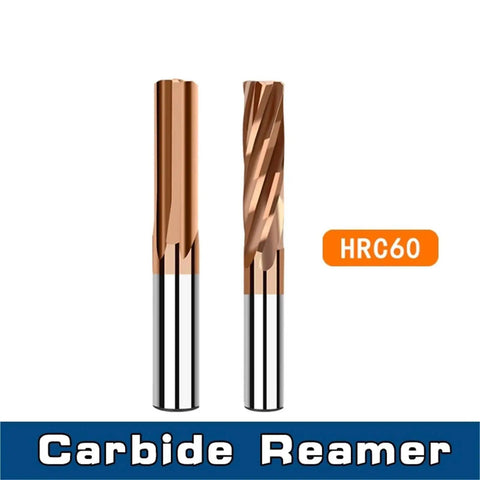 Carbide Reamer 1 To 20mm Spiral Straight Flute H7 Chucking Hardened Steel Cutter for CNC Milling and Machining