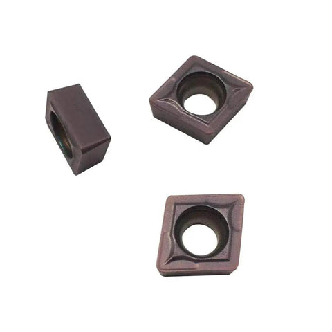 10 Pack Carbide Turning Inserts For Lathe Turning Tool Holder CCMT32.52 CCMT09T308 CCMT32.51 CCMT09T304 PVD Coated