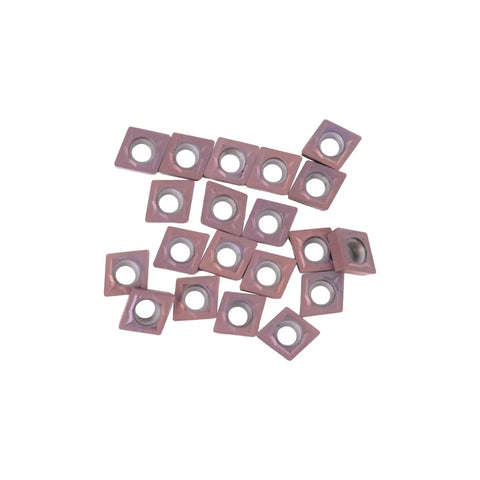 Carbide Turning Inserts Set Of 20 CCMT21.51 CCMT060204 Multilayer Coated For Steel And Stainless Steel Machining