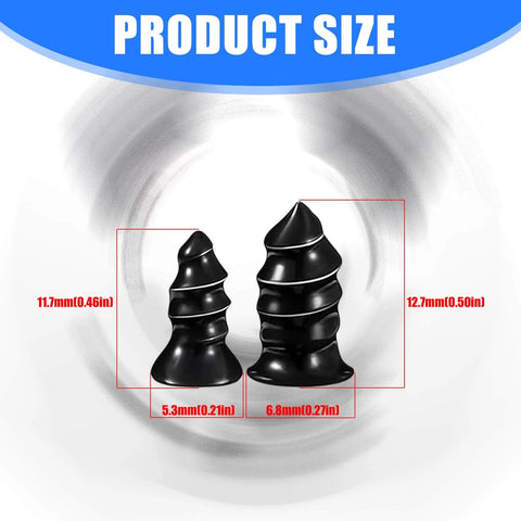 Close-up of product size for 101 Piece Tire Repair Kit For Cars Motorcycles Trucks And Bikes Emergency Puncture Plugs Set