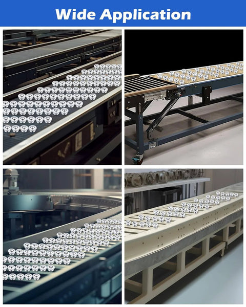 5/8" Roller Ball Transfer Bearing on conveyor systems, 120PCS CY-15H Carbon Steel Ball Bearing Rollers, universal for transmission, 44lbs load