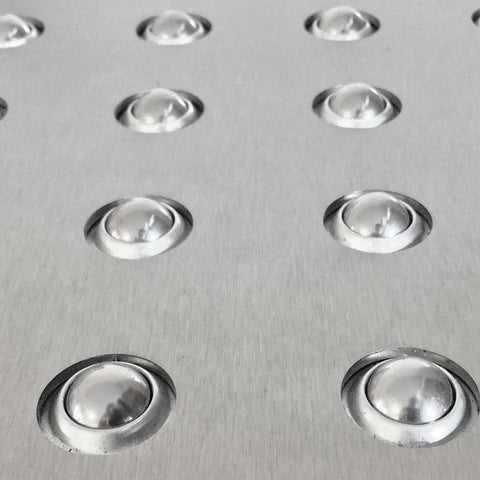20 Pcs 5/8 Inch Roller Drop In Ball Transfer Bearings Carbon Steel Round Ball Units for Conveyors and Transmission Systems