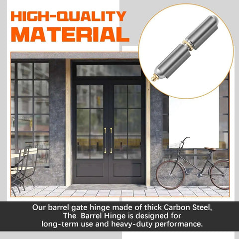 10 Piece 7 Inch Weld On Bullet Hinge Set For Heavy Duty Swing Doors Trailers And Ramps Carbon Steel Weldable Barrel Hinges