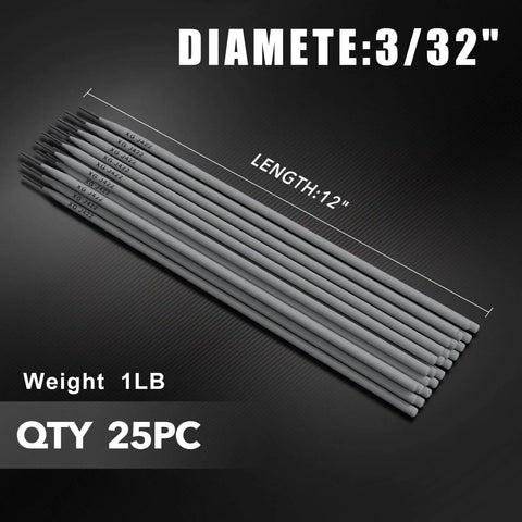 Premium E4303 J422 Carbon Steel Welding Rods Three Thirty Second Inch And One Eighth Inch Stick Electrodes Calcium Titanium